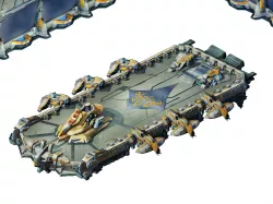 Space - Fortress Battle - Big Spaceship 01 3D model