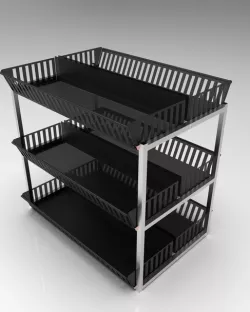 Stand with 6 baskets