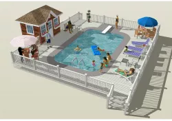 swimming pool model