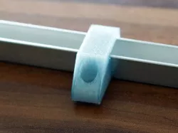 U-Profile (10x10mm) and Makerbeam Holder / Clip screw mount