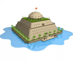 Water castle  3D model