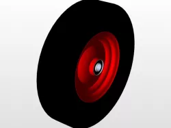 WHEEL 16" Solid Rubber