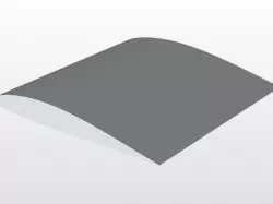 Wing Section - Riblett Airfoil - GA35U-A412