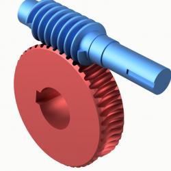 ▷ worm gear 3d model 【 STLFinder 】