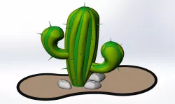 Кактус  / Cartoon cactus