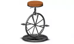 Стул / Bicycle Wheel Bar Stool