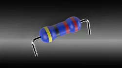 1/4 Watt Resistor CAD Model for PCB design Software