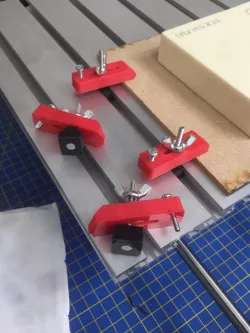3D Printable Over-Clamps for CNC Machining