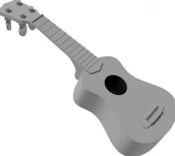 3D Printable Pocket Uke
