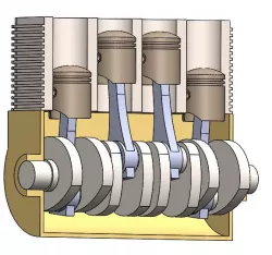 4 Cylinder Engine Assembly