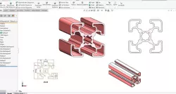 40x40 Light Sigma Profile ( 40x40 Hafif Sigma Profil )