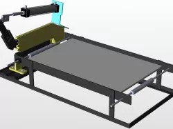 Automatic Shearing Machine with conveyor