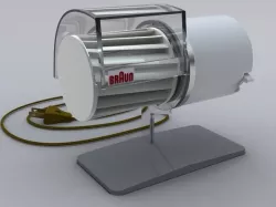 Braun HL1 - Personal Desktop Fan - vintage
