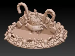 Candy Crush Top 3D print model