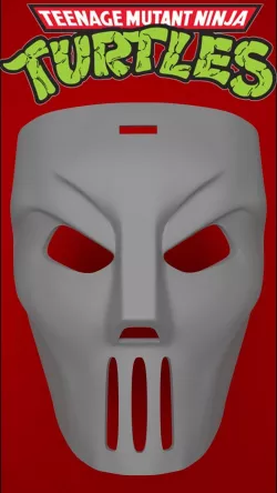 Casey Jones movie mask 1990 props for cosplay 3D print model