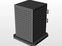 chick double acting two station vise and enclosure