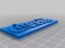Coca Cola Plate