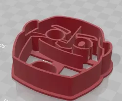 Cyborg from Teen Titans Go Cookie Cutter Cortante Galletas 3D print model