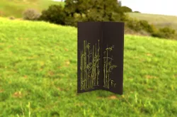 Decorative metal Panels for garden