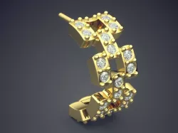 Earring CAD-6770 3D print model