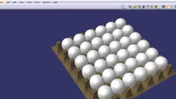 egg in tray