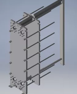 emty plate heat exchanger