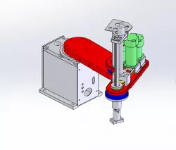 Four axis manipulator-Manipulador de cuatro ejes