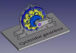 FreeCAD cycloidal gearbox