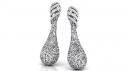 Grain Drop Earrings 3D print model