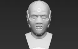 Hannibal Lecter bust 3D printing ready stl obj formats 3D print model
