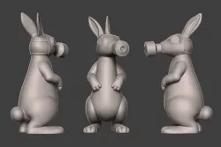 Hare 1 3D print model