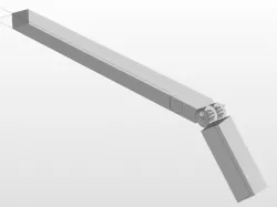 Hinge with locking pin