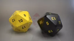 Icosahedron (20 Sided) Dice