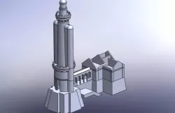 ligthouse with elevator
