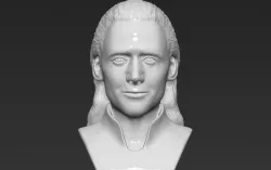 Loki bust 3D printing ready stl obj formats 3D print model