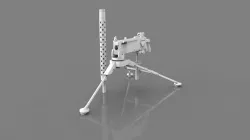 M1919 Browning Machine Gun for 3D Print 3D print model