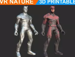 Marvel Daredevil 3D Multicolor Printable 3D print model