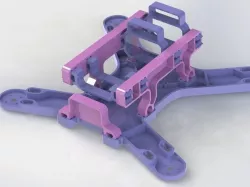 Mini Quad Frame 3D print model