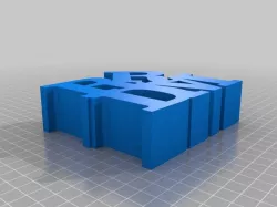 My Customized WORD Sculpture