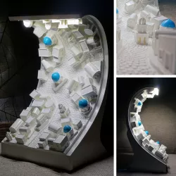 Night lamp Santorini 3D print model