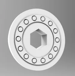 Parametric 3D Printed Ball Bearing