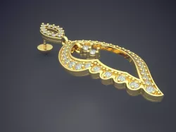 Pendant With Diamonds E-27 3D print model