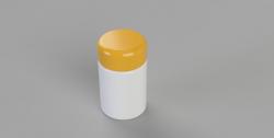 STL file Pill Bottle Holder Modern Cylindrical Decorative