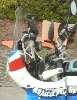 Plaxiglass screen for Boano Rally fairing (XRV models)