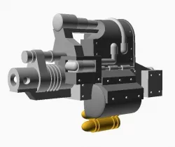 Rot Grenade Launcher 3D print model