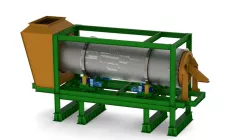Rotary dryer for 140 TPH Asphalt Plant