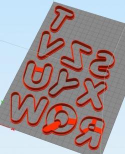 STL file Letter stamp set, personalized cookies + small butter cookie  cutter 🤏・Design to download and 3D print・Cults