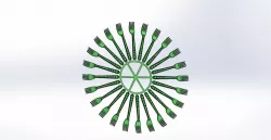 satck mold plastik çatal kalıbı