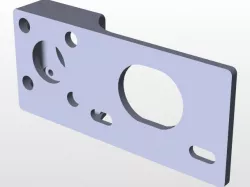 Sherline 5000 mill CNC conversion mounts