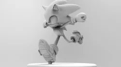 Sonic The Hedgehog 3D Printable Figure Model 3D print model
